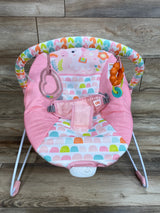 Bright Starts Pink Fancy Fantasy Unicorn Vibrating Bouncer