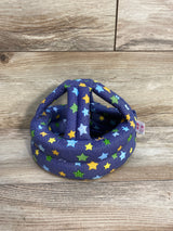 Baby Head Protector in Blue Stars