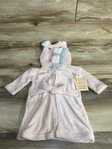 NEW Modern Baby 4pc Robe & Washcloth Set Pink sz 0-9m