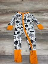 Little Sleepies 'Witches Brew' Bamboo Convertible Sleeper Cream sz 6-12m