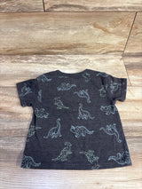 Cat & Jack Dinosaur Shirt Grey sz 18m
