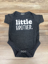Unordinary Toddler Little Brother Bodysuit Grey sz 0-3m