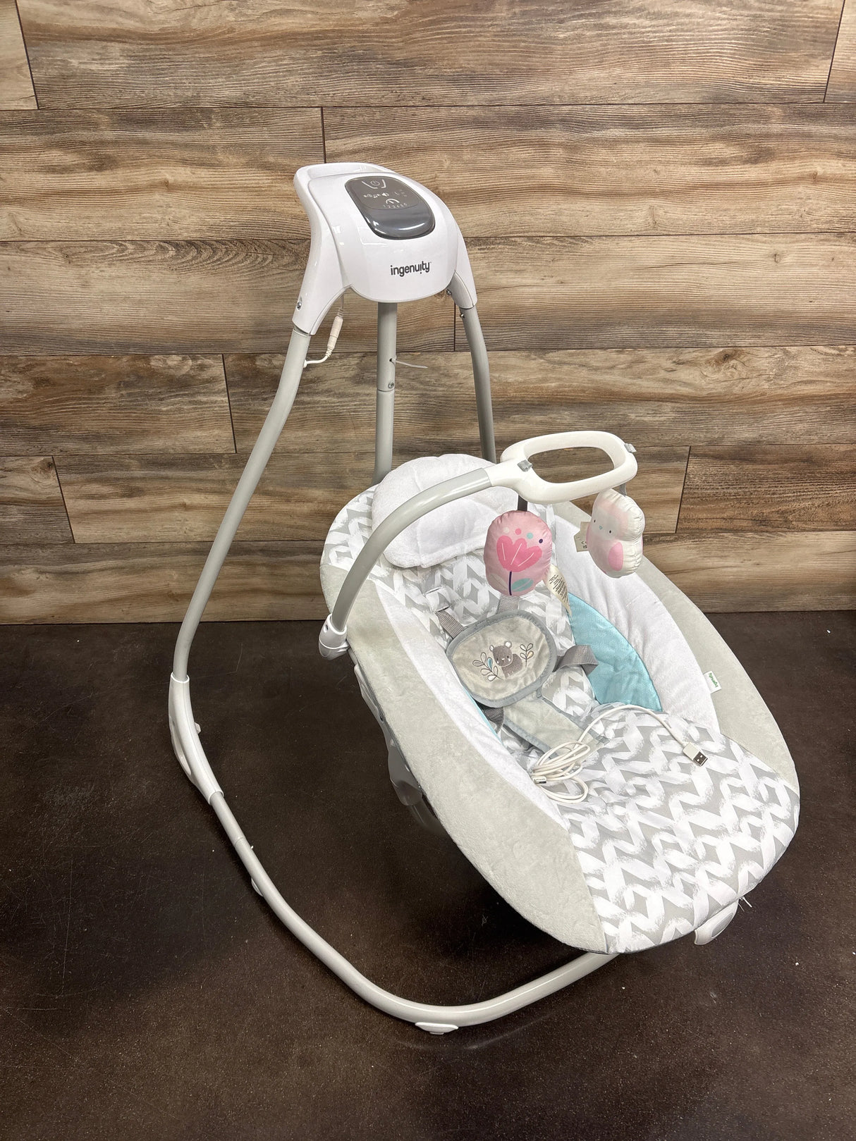 Ingenuity SimpleComfort 2-in-1 Baby Swing & Rocker in Raylan