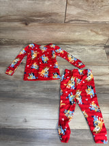 Bluey 2pc Valentine's Day Pajama Set Red sz 18m