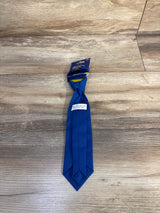 NEW Ee Dee Trim Cip-On Solid Blue Tie