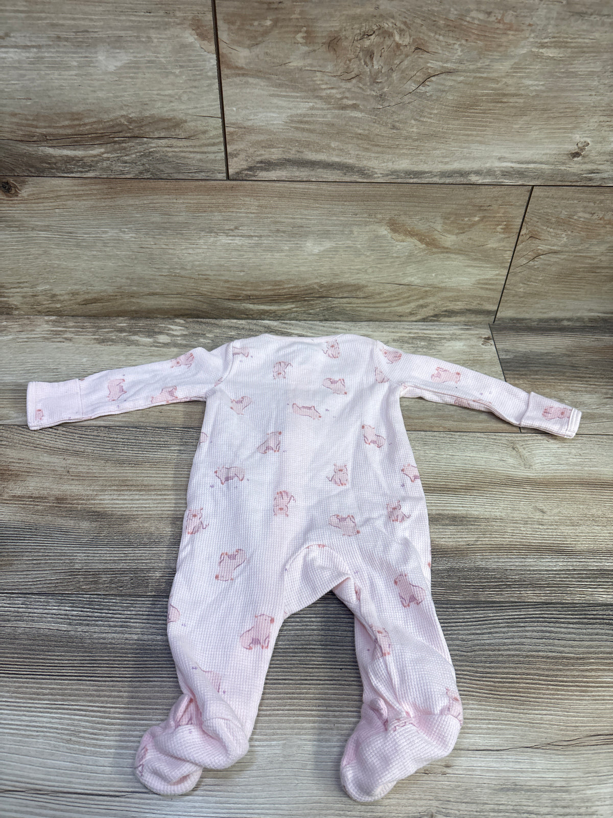 Just One You Waffle Knit Sleeper Pink sz 3m