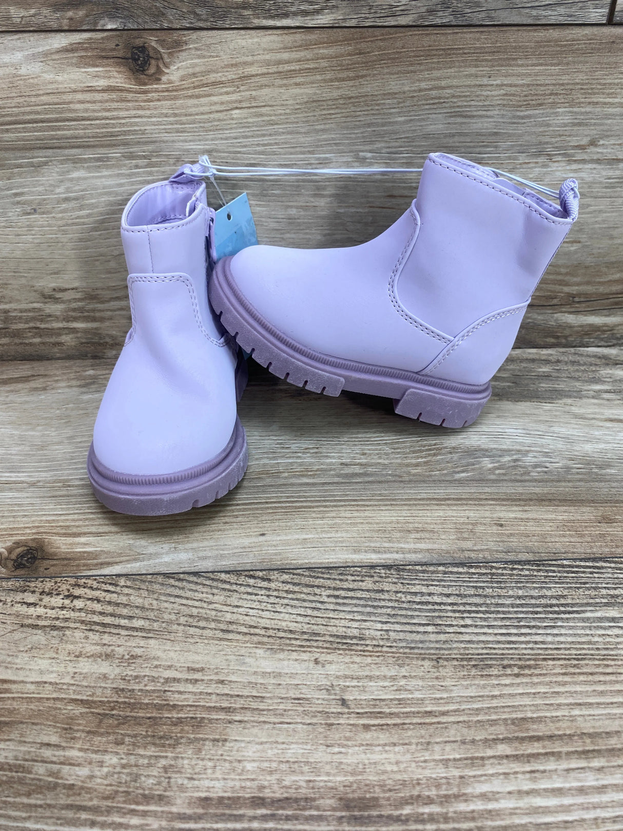 NEW Cat & Jack Flora Zipper Boots Lavender sz 6c