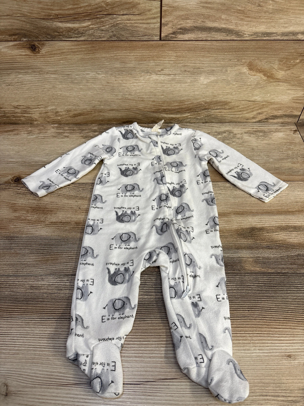 Liam & James Elephant Sleeper White sz 0-3m