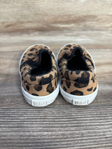 Old Navy Leopard Print Canvas Slip-On Sneakers, Brown sz 6c