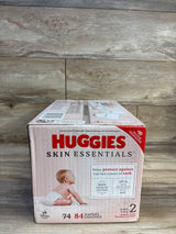 NEW Huggies Skin Essentials Diapers Size 2 84ct.