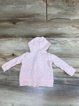 Burt's Bees Baby Full Zip Hoodie Pink sz 3-6m