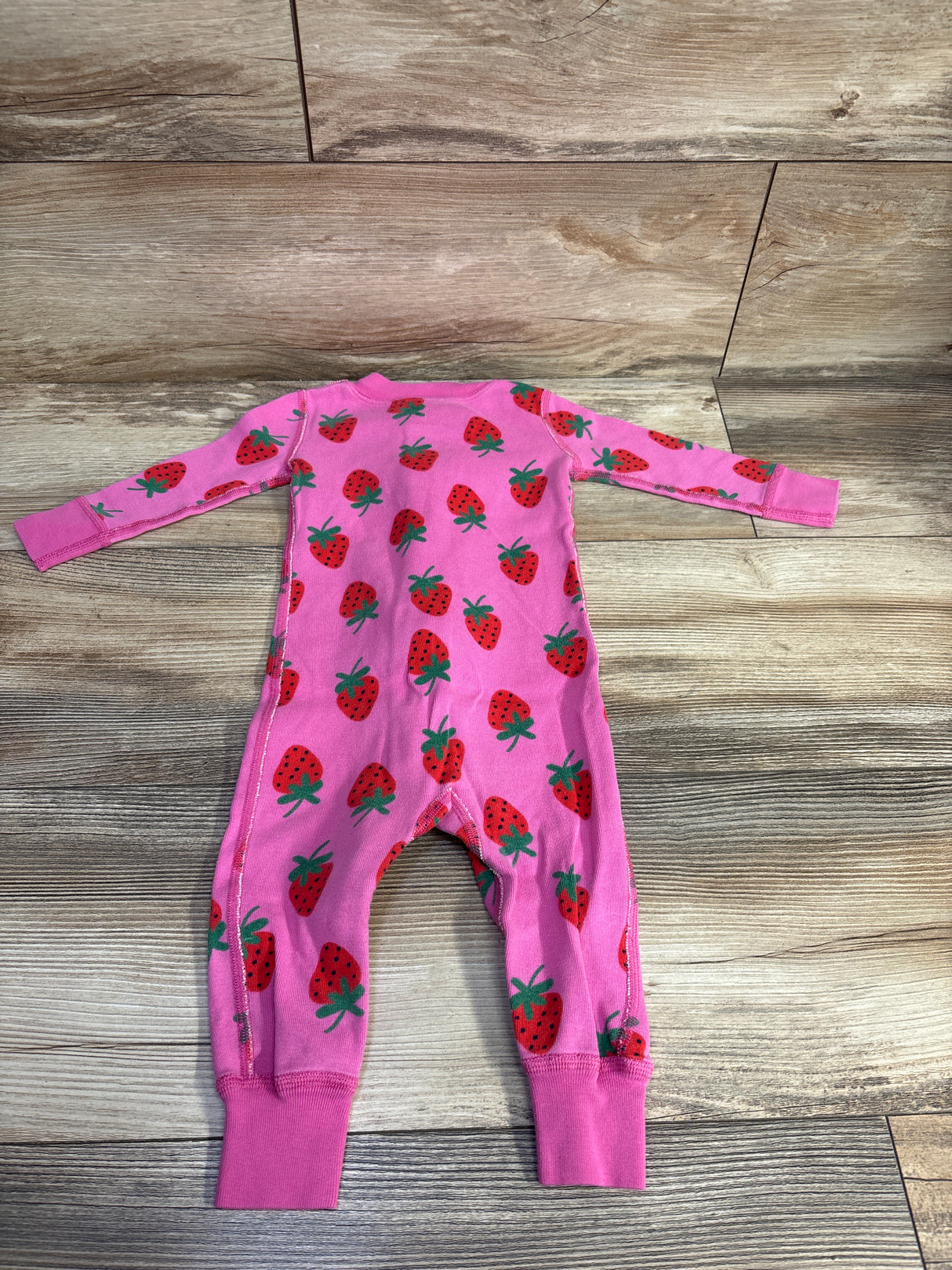 Hanna Andersson Strawberry Sleeper Pink sz 12-18m