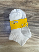 NEW Julietta 3pk Solid Socks White sz 0-12m