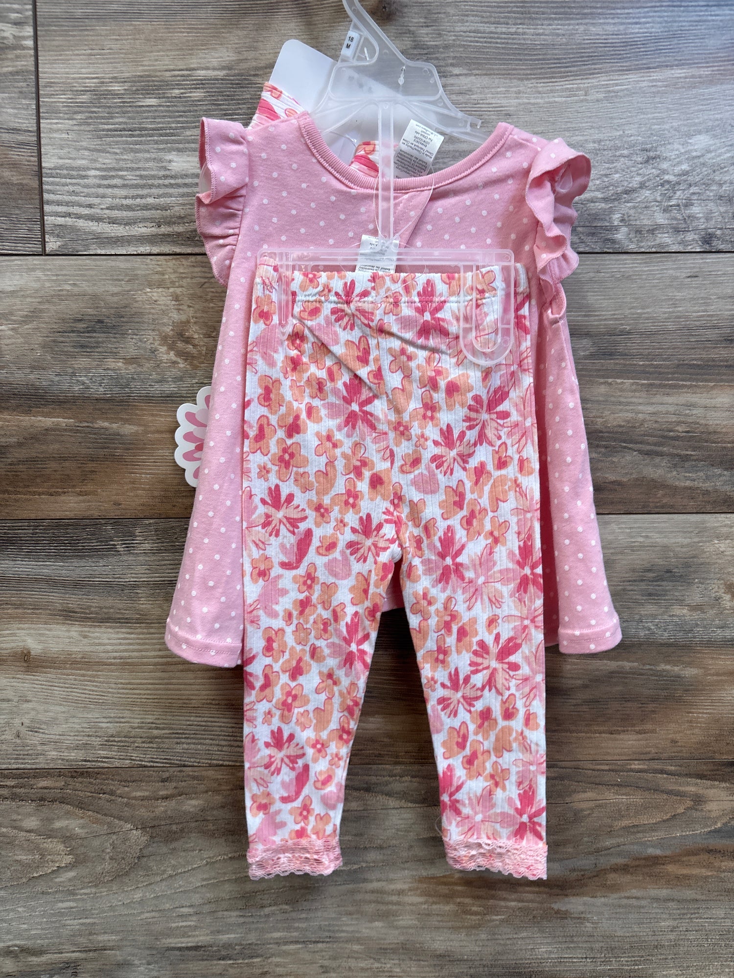 NEW Little Beginnings 3pc 'Daddy's Little Girl' Set Pink sz 18m