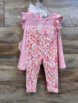 NEW Little Beginnings 3pc 'Daddy's Little Girl' Set Pink sz 18m