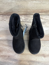 NEW Cat & Jack Pip Shearling Style Boots Black sz 5c
