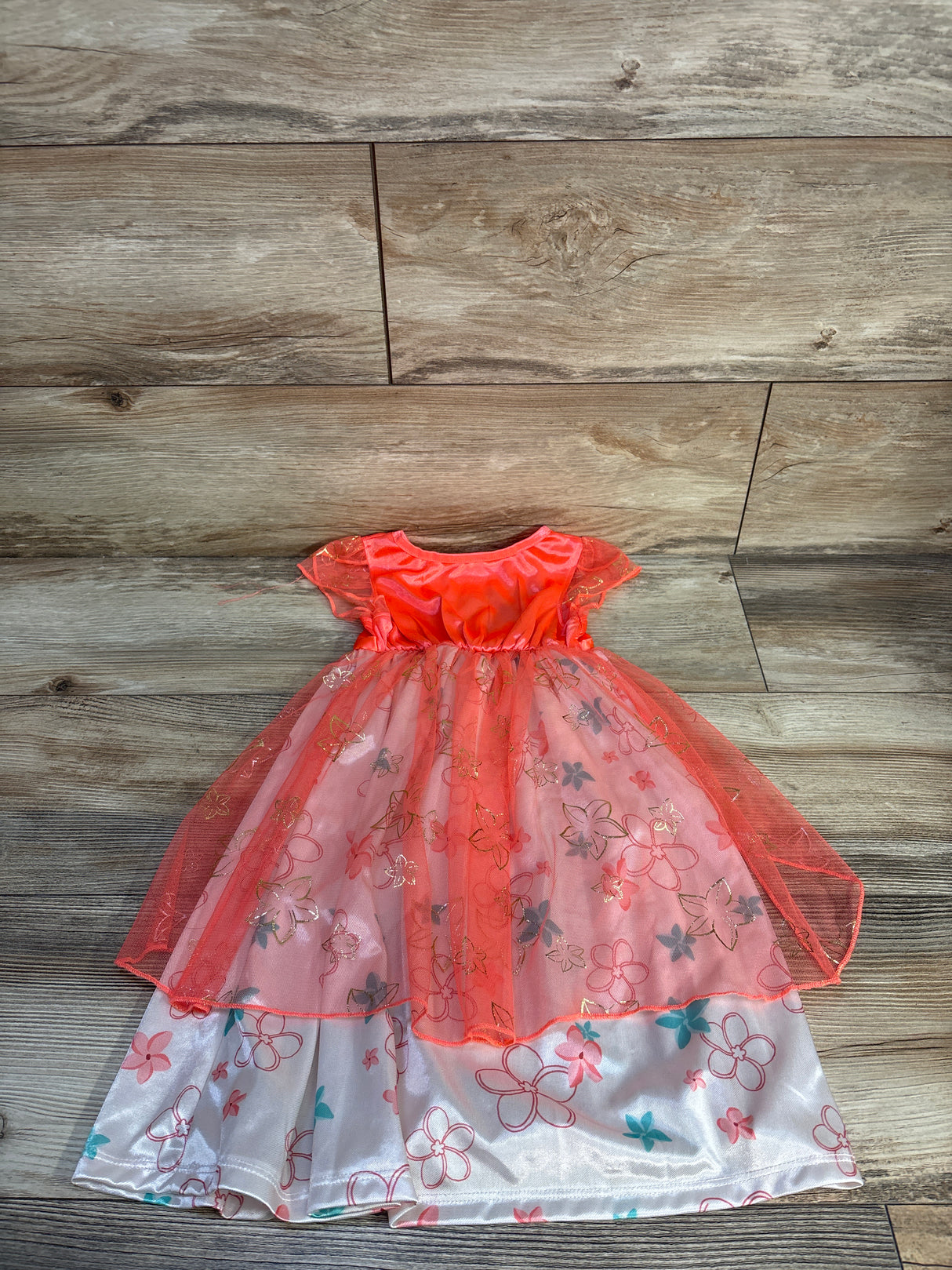 Disney Princess Moana Nightgown Coral sz 2T