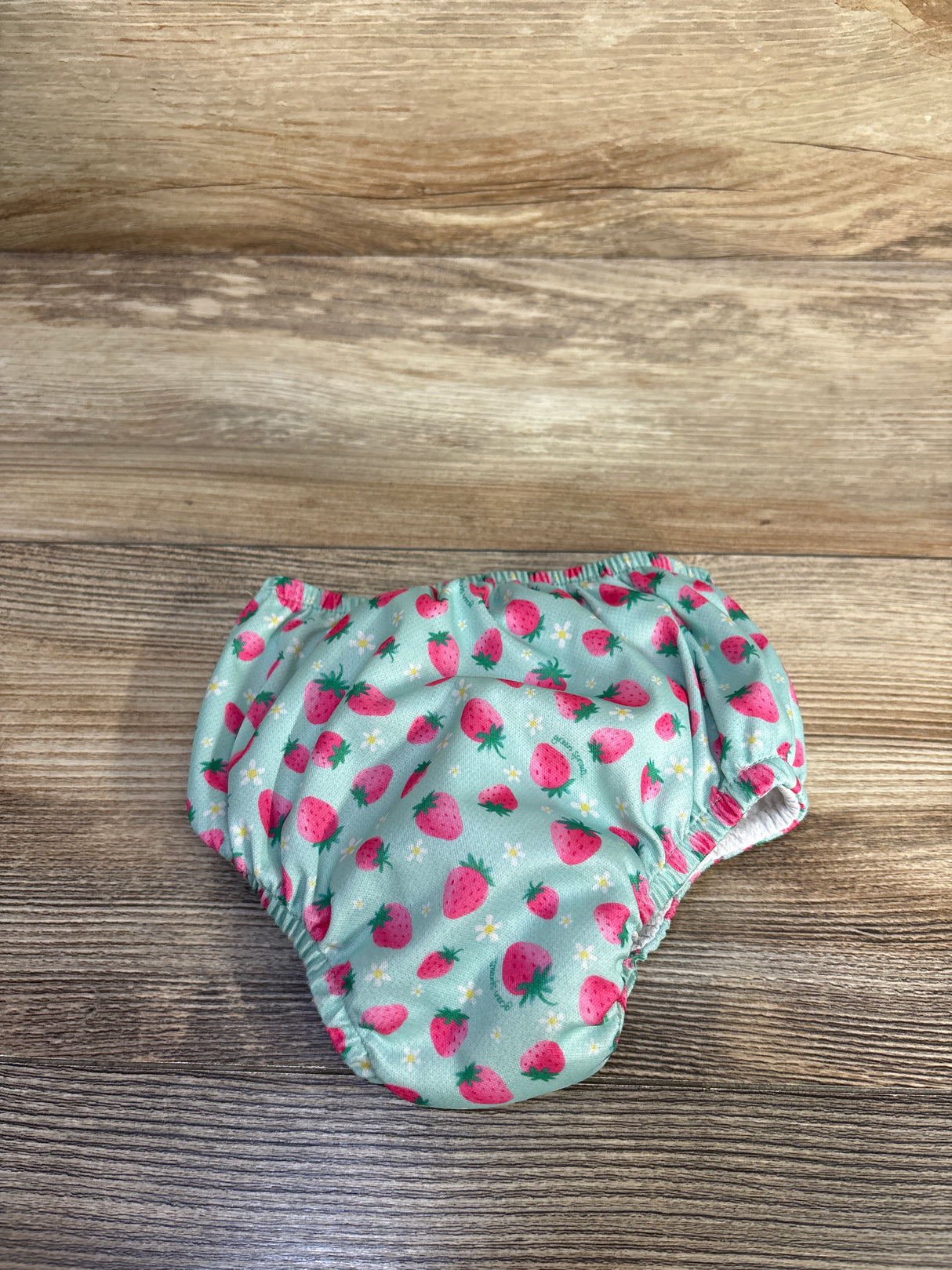 Green Sprouts Swim Diaper Strawberry Print Blue sz 24m