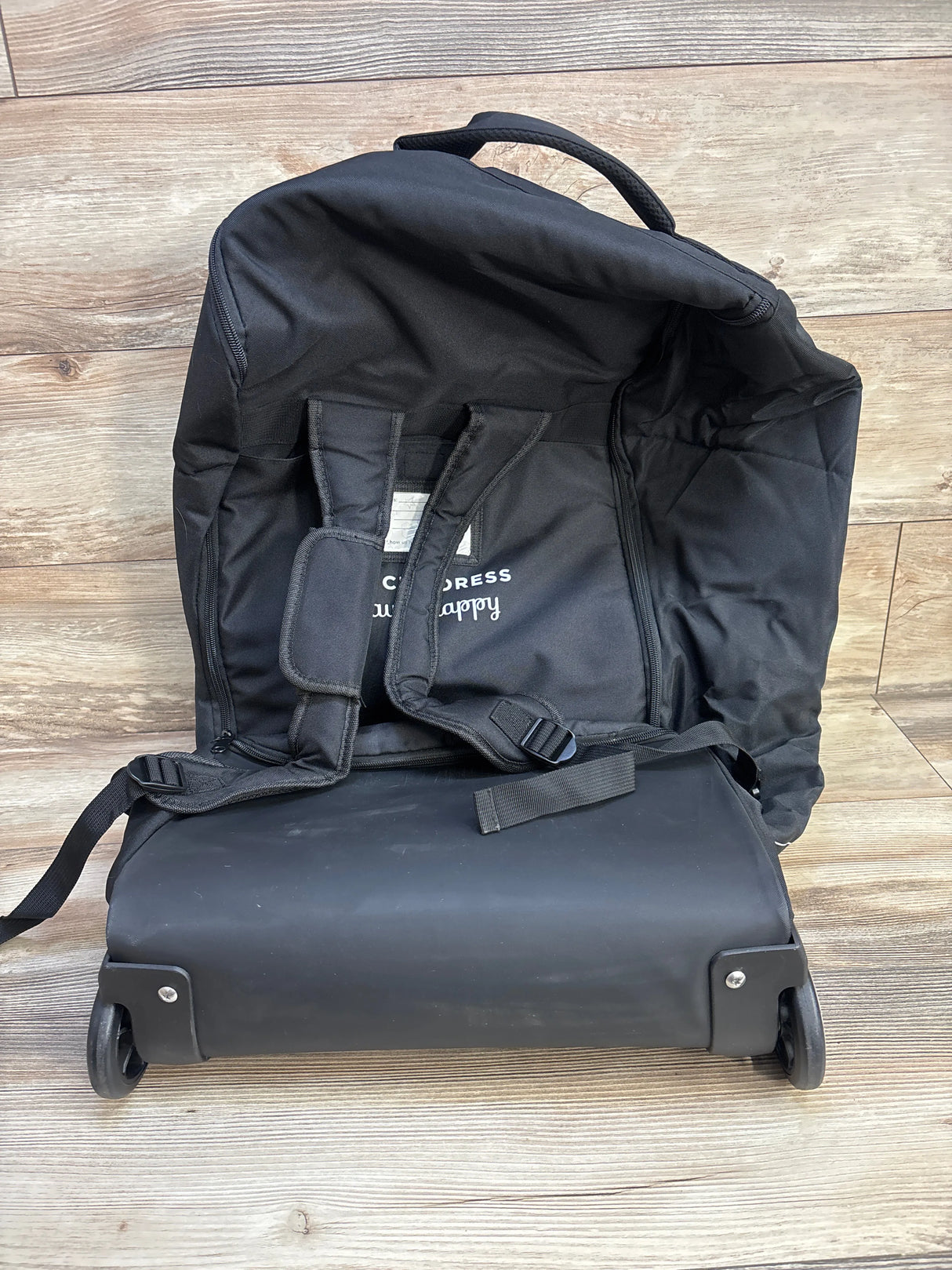 J.L. Childress Padded Infant Car Seat Bag w/ Wheels, Black