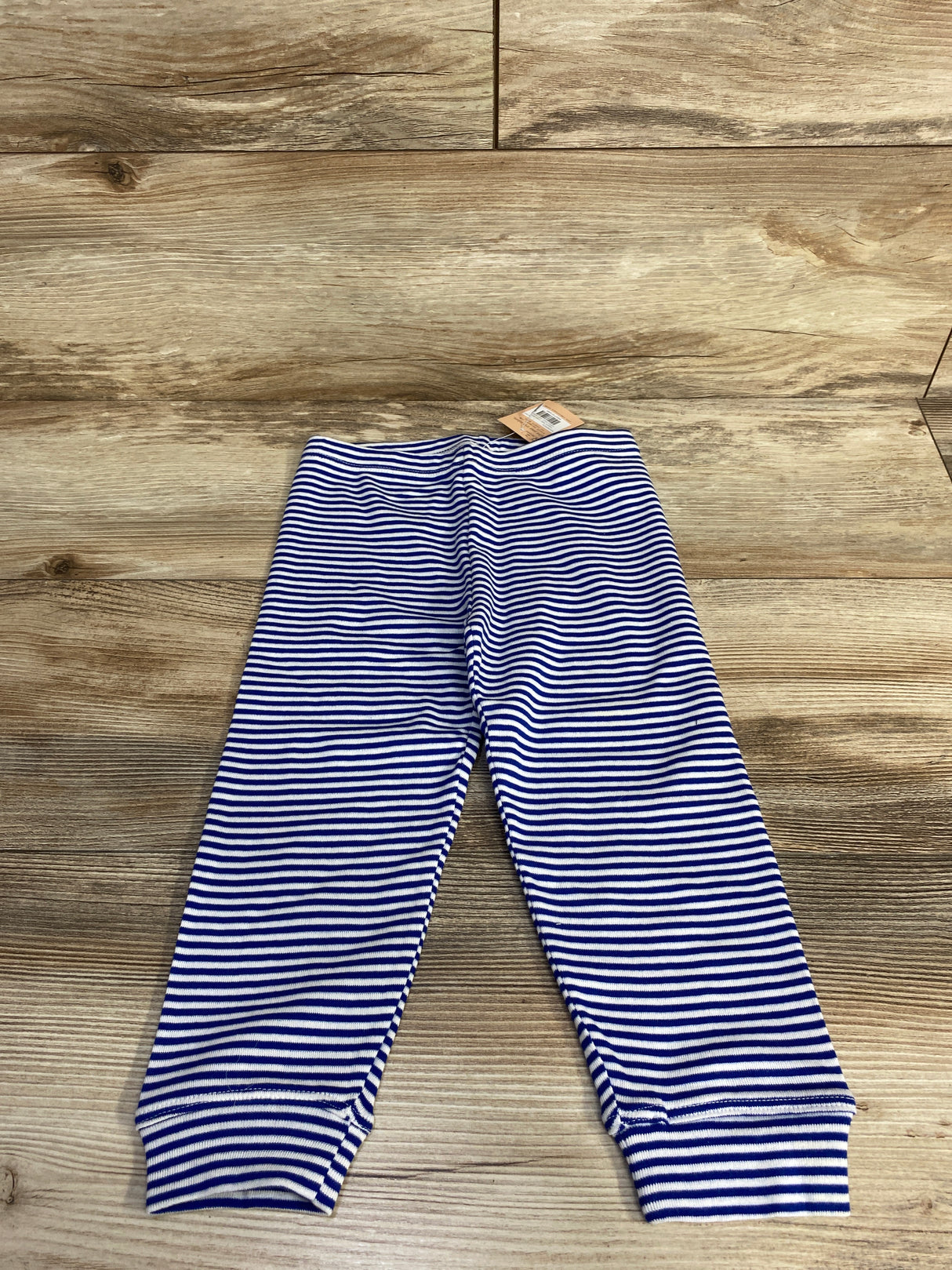 NEW Primary Striped Pull On Pants Blue sz 18-24m