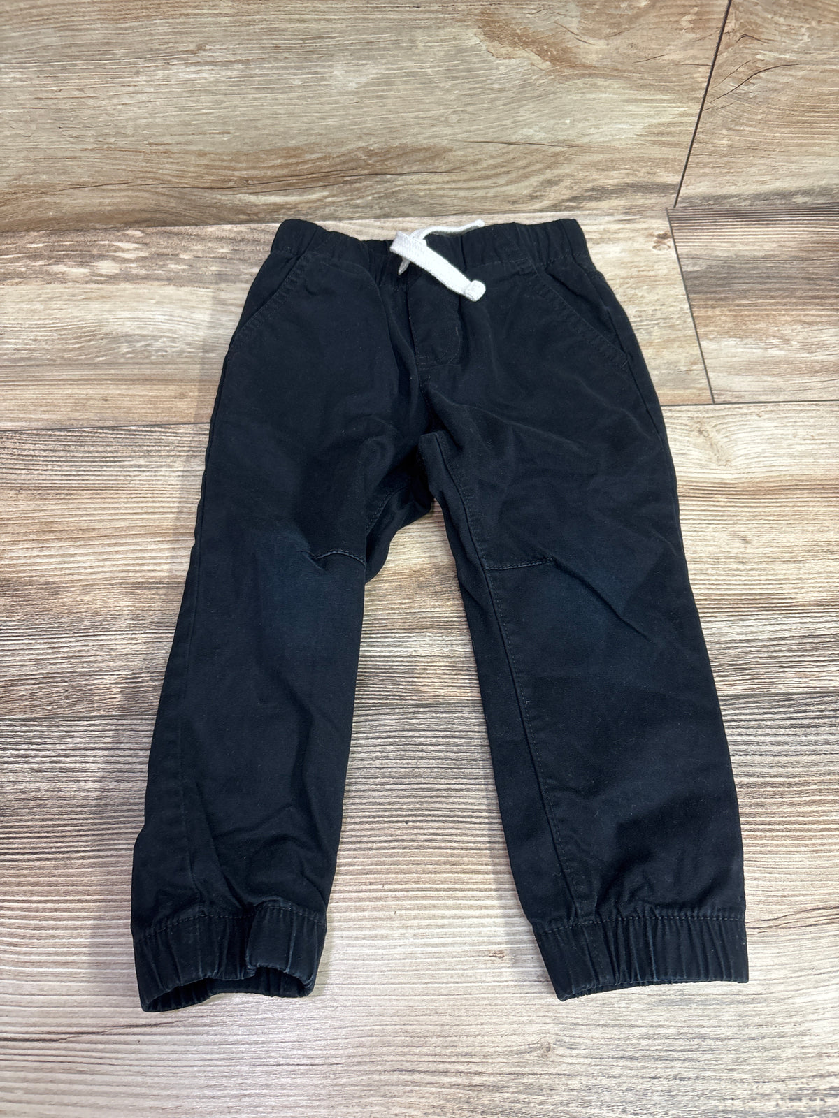 Cat & Jack Drawstring Cotton Joggers Black sz 2T