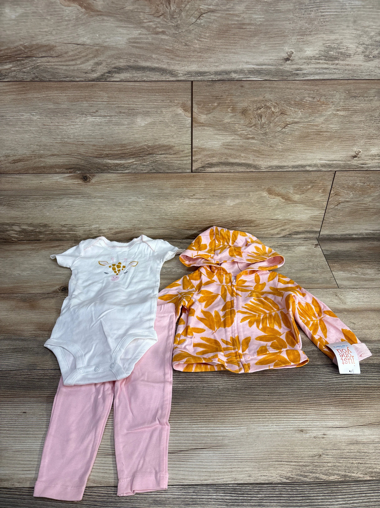 NEW Just One You 3pc Floral Full Jacket Set Pink sz 6m