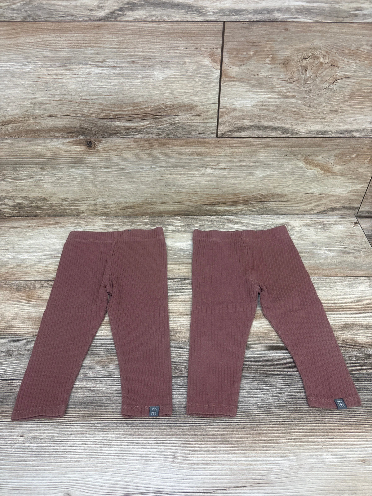 Modern Moments 2pk Ribbed Pants Brown sz 12m