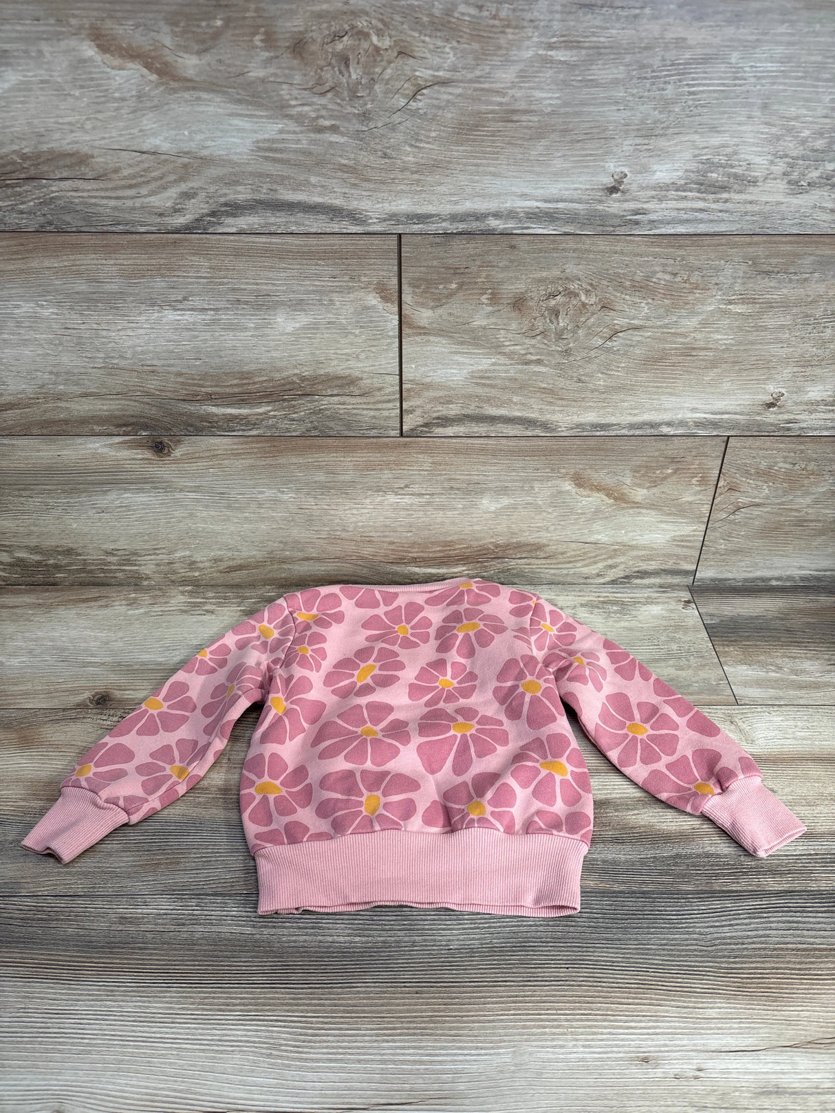 Dot Australia Daisy Print Sweatshirt Peach sz 2T