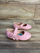Link Comfort Bow Mary Jane Strap Ballet Flats Pink sz 6c