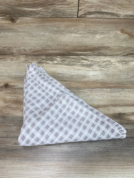 Muslin Swaddle Blanket Checkered