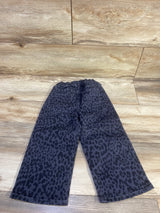 Baby Gap Denim Wide Leg Leopard Pull-On Jeans Grey sz 3T