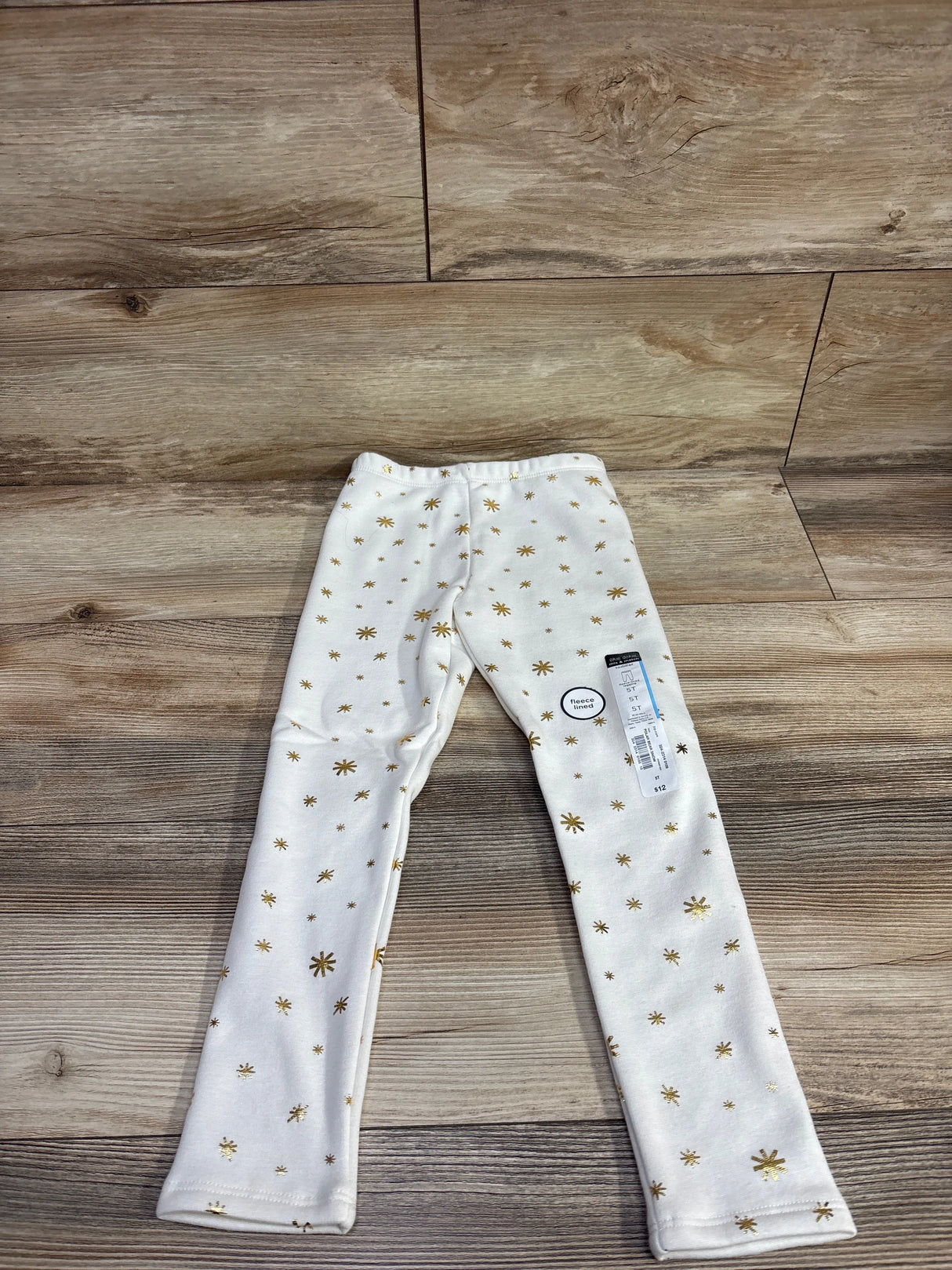 NEW Okie Dokie Polar Bear Snow Fleece Lined Legging sz 5T