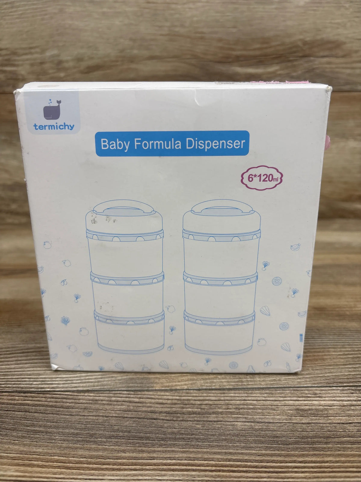 NEW Termichy 2pk Stackable Formula Dispensers Grey