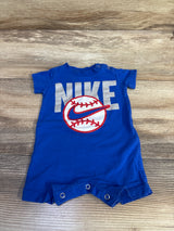 Nike Baseball Logo Romper Blue sz Newborn