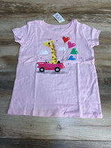 NEW Children's Place Giraffe Shirt Pink sz 5T