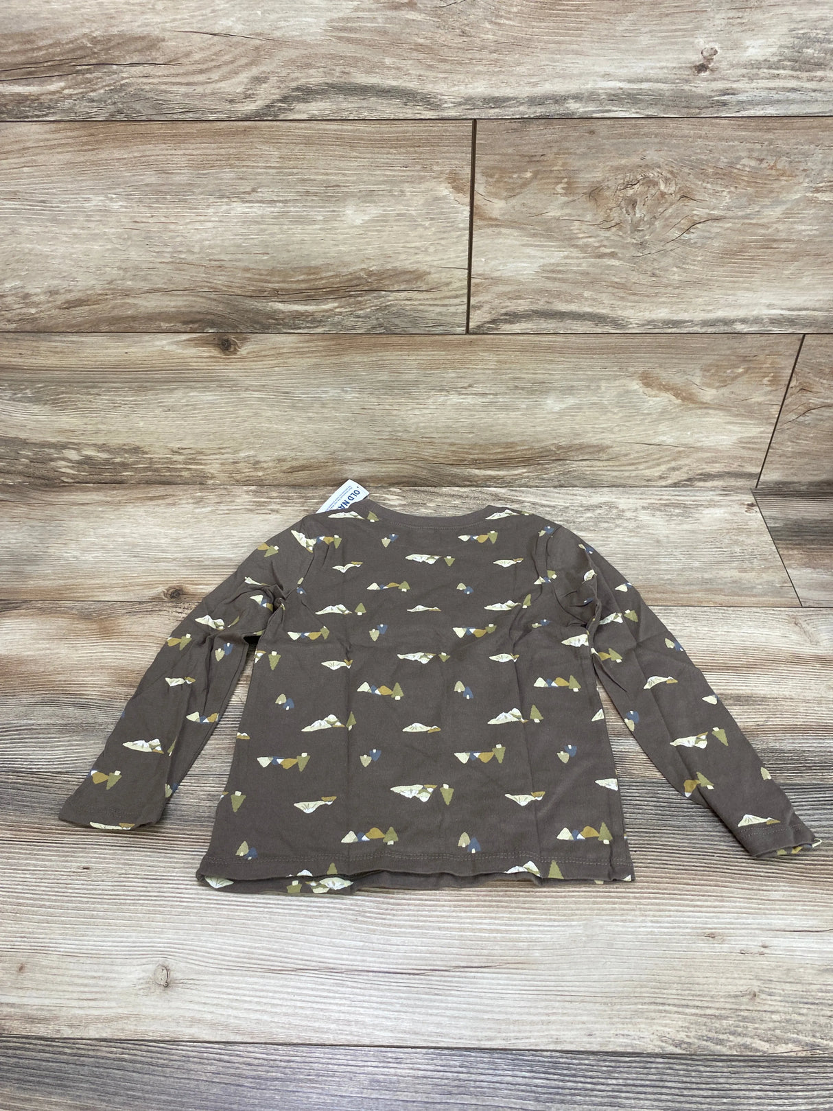 Old Navy Mountains Shirt Brown sz 5T