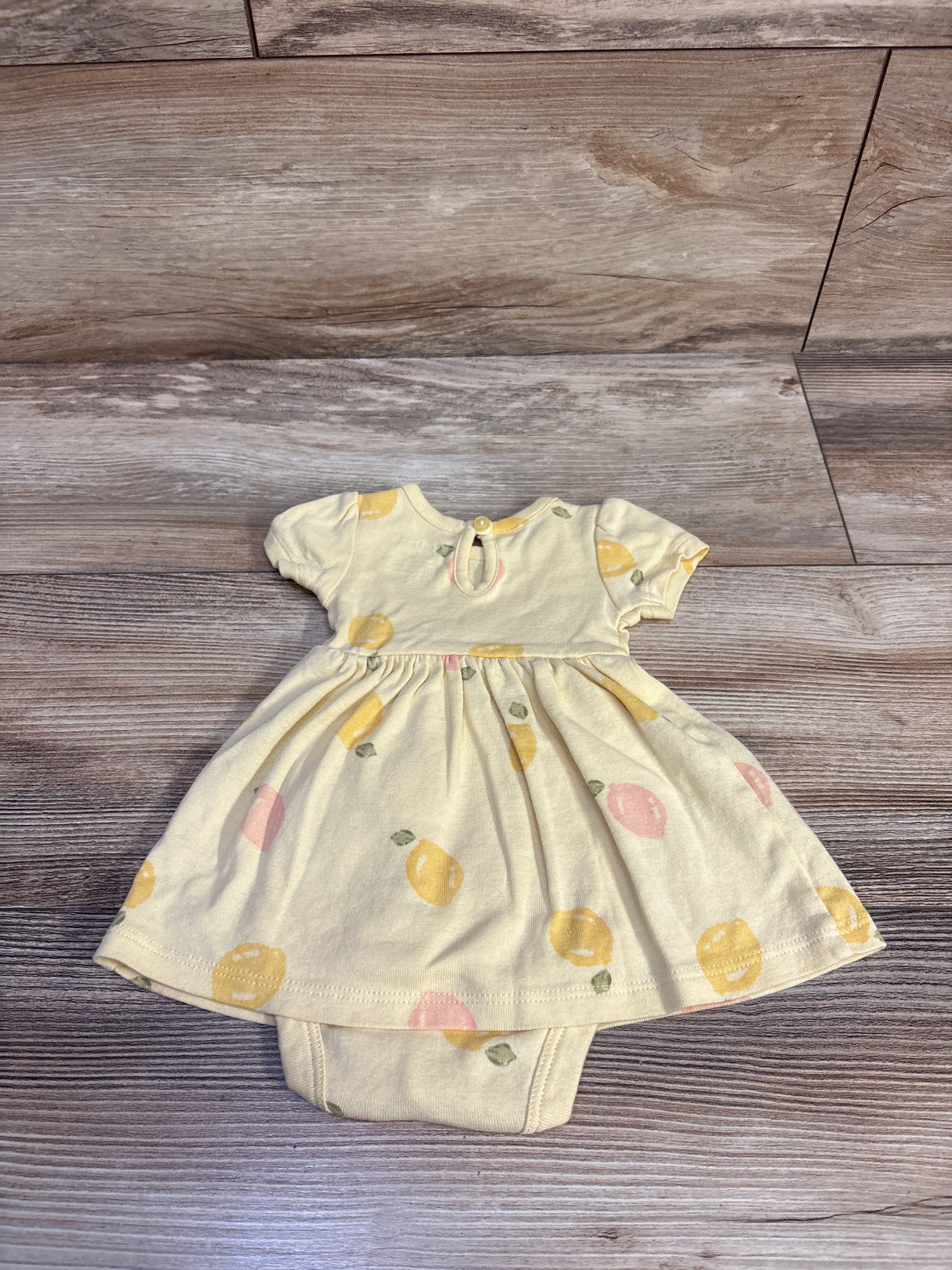 Child Of Mine Lemon Bodysuit Dress Yellow sz Newborn