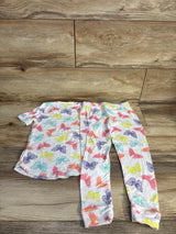 Sleep On It 2pc Butterfly Pajama Set White sz 4T - Me n Mommy To Be