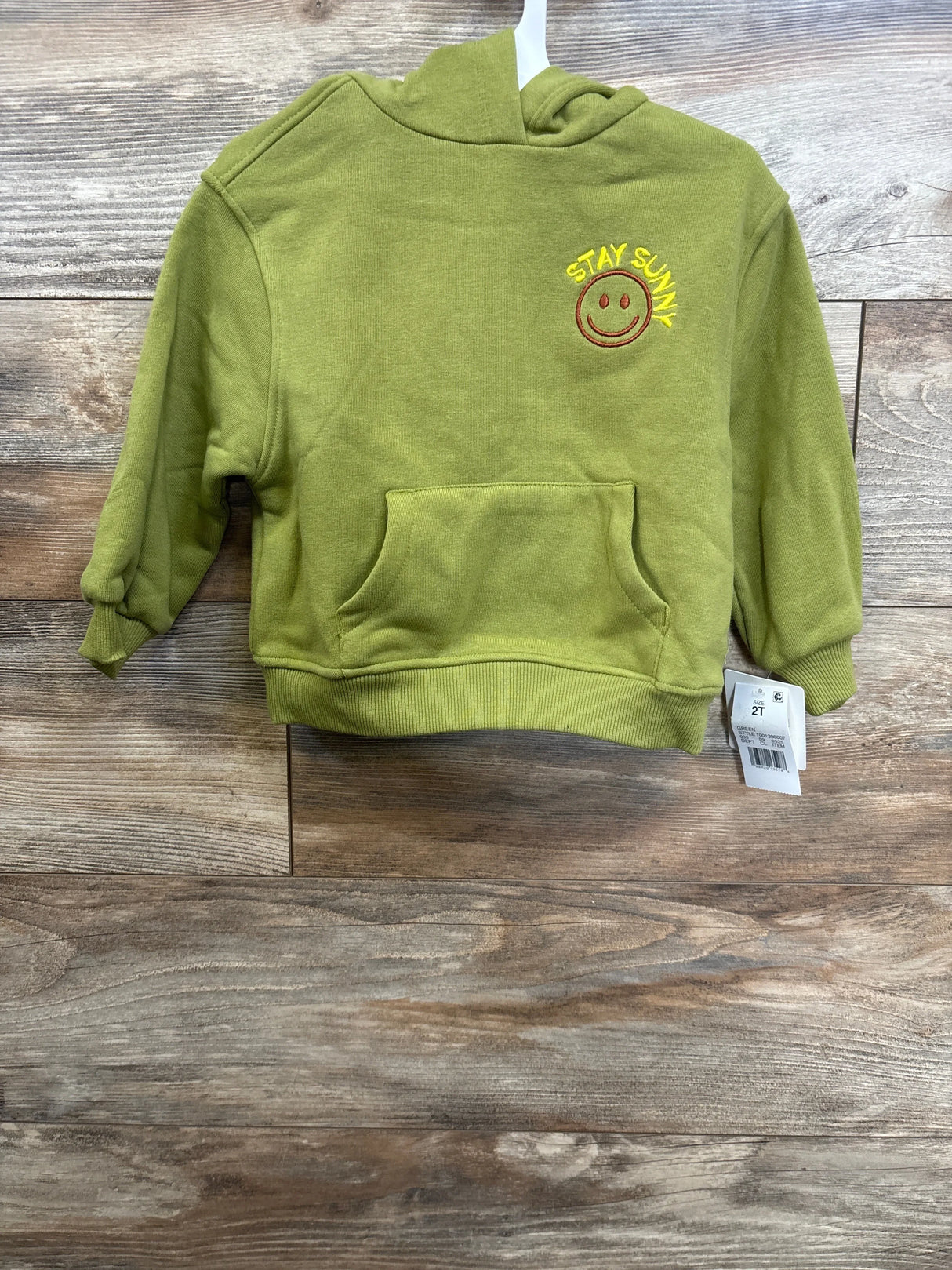 NEW Grayson Mini Stay Sunny Pull Over Hoodie Olive sz 2T