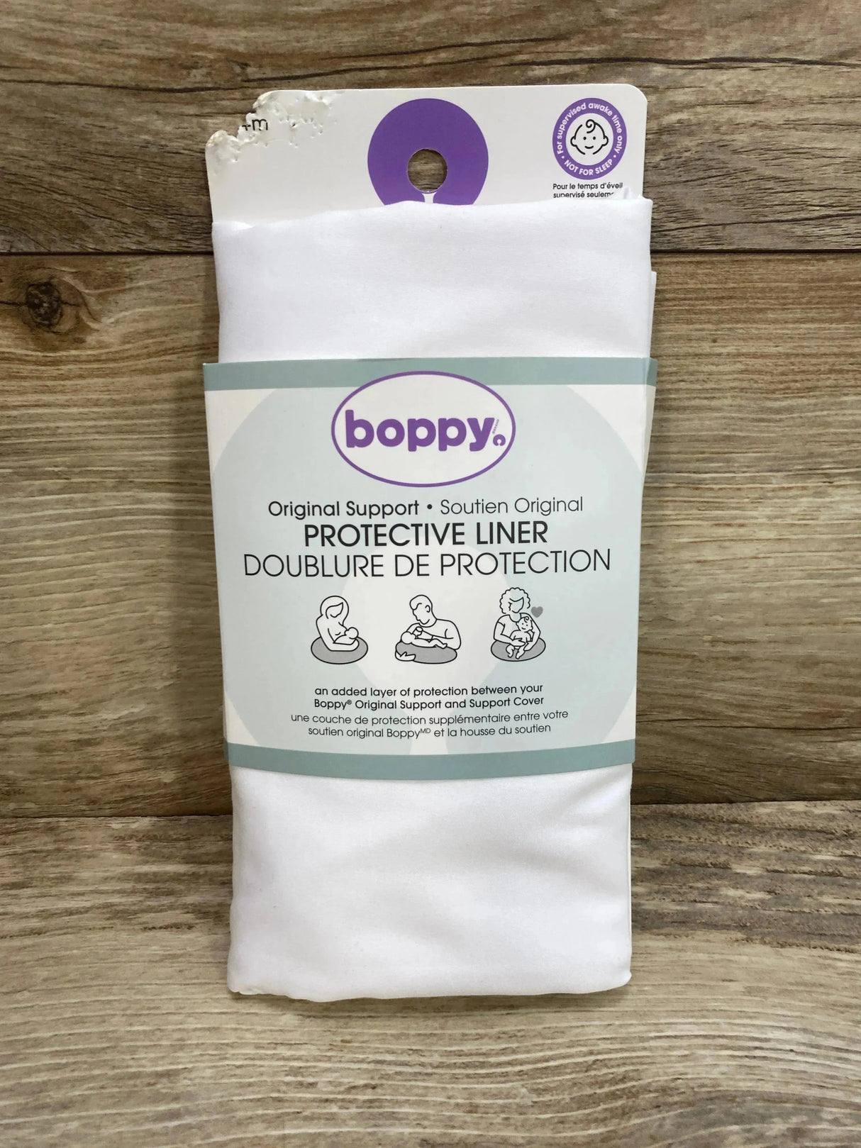 NEW Boppy Nursing Pillow Liner White