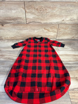 Carter's Plaid Blanket Sleep Sack Red sz 3-6m