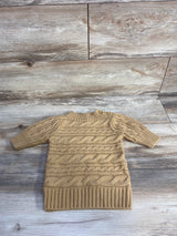 Janie & Jack Cable Knit Sweater Beach Tan sz 2T