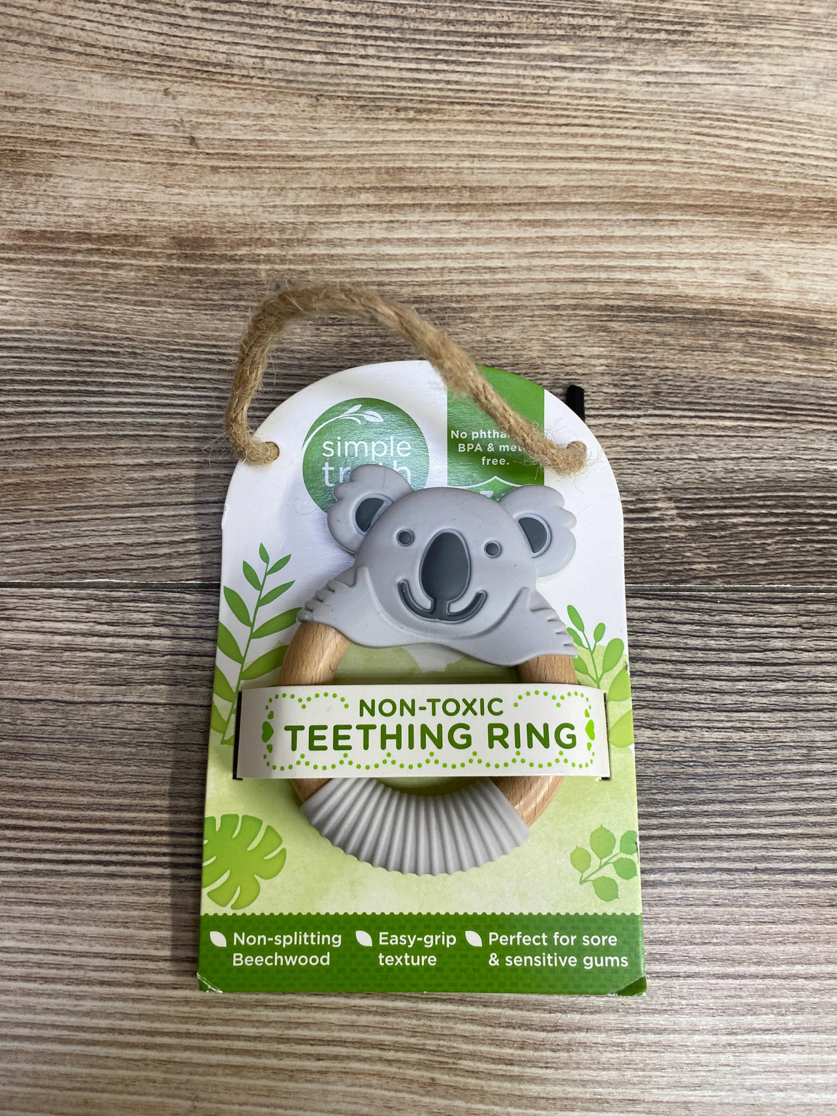 NEW Simple Truth Koala Teething Ring