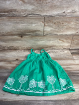 Old Navy Embroidered Cami Dress Green sz 5T