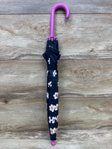 Cat & Jack Daisy Print Color Changing Stick Umbrella - Navy