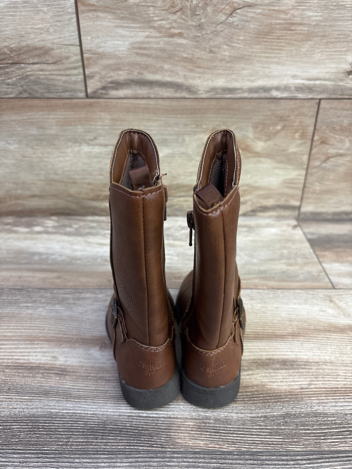 OshKosh Lumi Mid-Calf Riding Boots Brown sz 7c