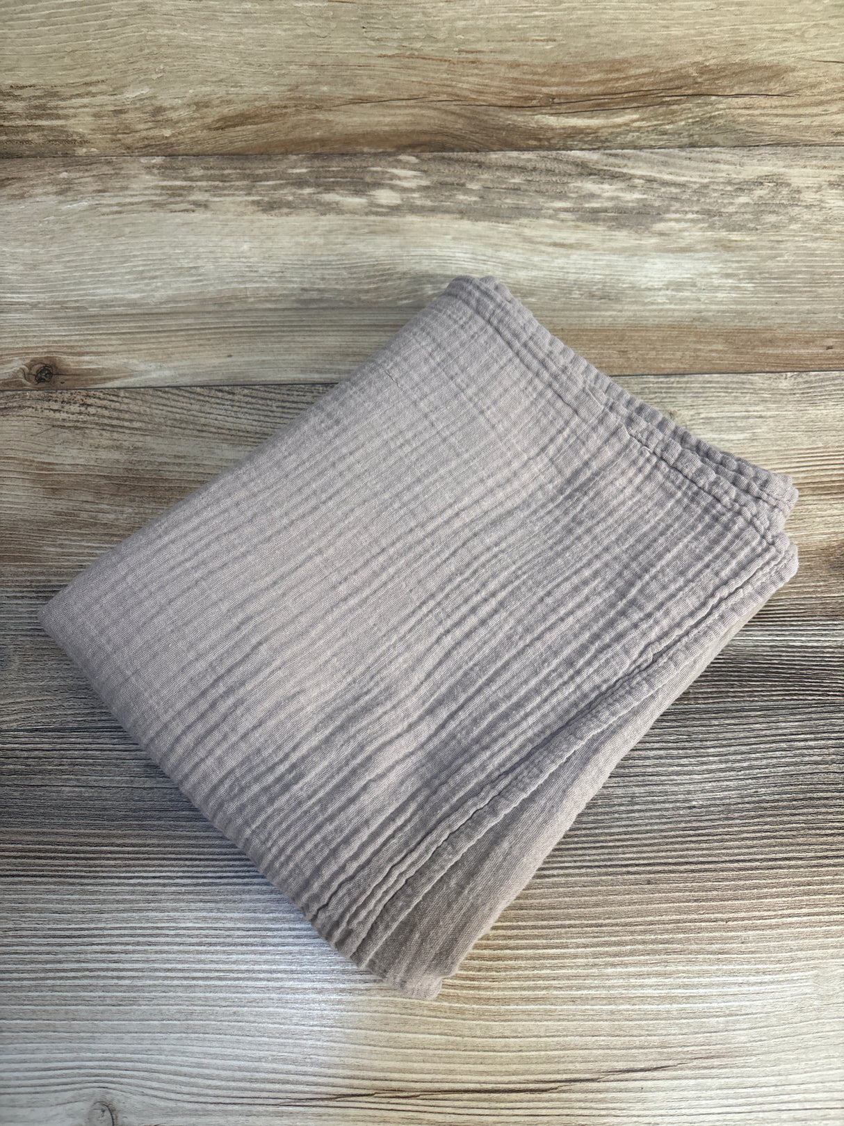 MOZAH Organic Muslin Swaddle Blanket Tan