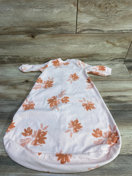 Carter's Floral Fleece Sleep Sack Pink sz 3-6m - Me n Mommy To Be