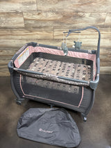 Baby Trend Trend-E Nursery Center Playard in Starlight Pink