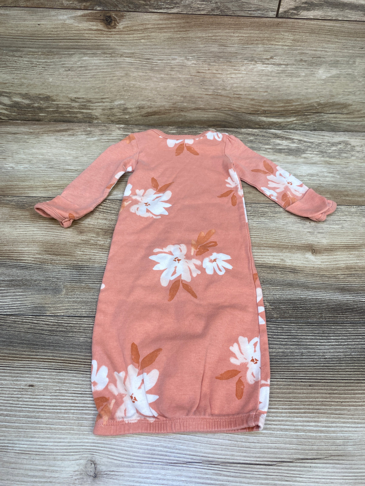 Carter's Floral Sleep Gown Coral sz Newborn